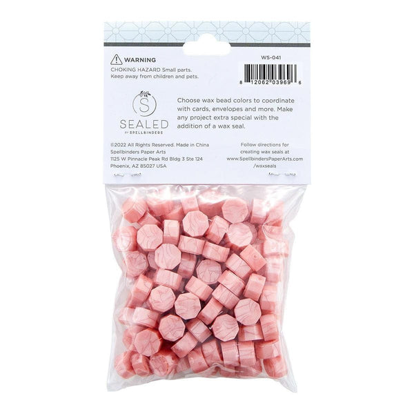Peachy Pink Wax Beads