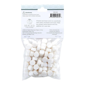 Pearl White Wax Beads