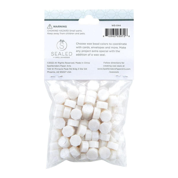 Pearl White Wax Beads