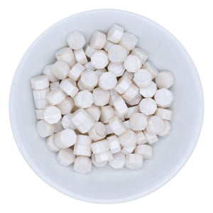 Pearl White Wax Beads