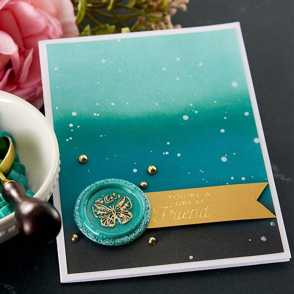 Teal Wax Beads