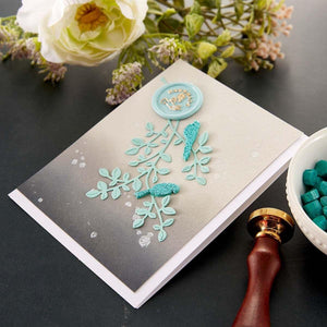 Pastel Blue Wax Beads