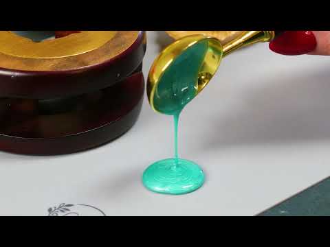 Teal Wax Beads