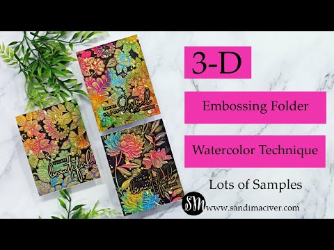 Beautiful Blooms 3D Embossing Folder